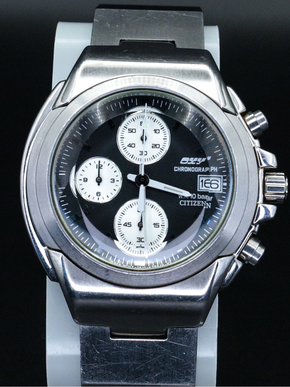 Citizen Rare Oxy 0510-K1251 Vintage 38mm JDM Import Chronograph
